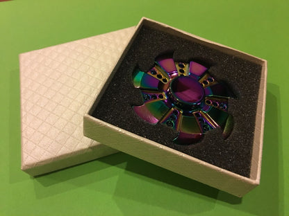 Kids Adult Toy Hand Fidget Spinner High Speed Focus Fun, Metal in Box, Good Gift