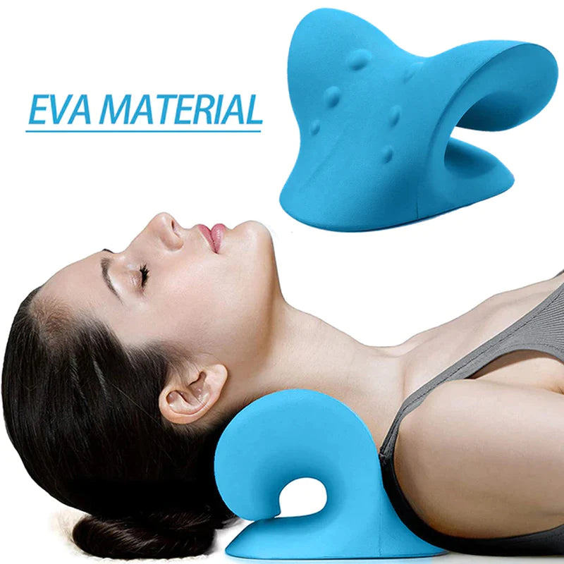 Cervical Spine Stretch Gravity Muscle Relaxation Traction Neck Stretcher Shoulder Massage Pillow Relieve Pain Spine Correction