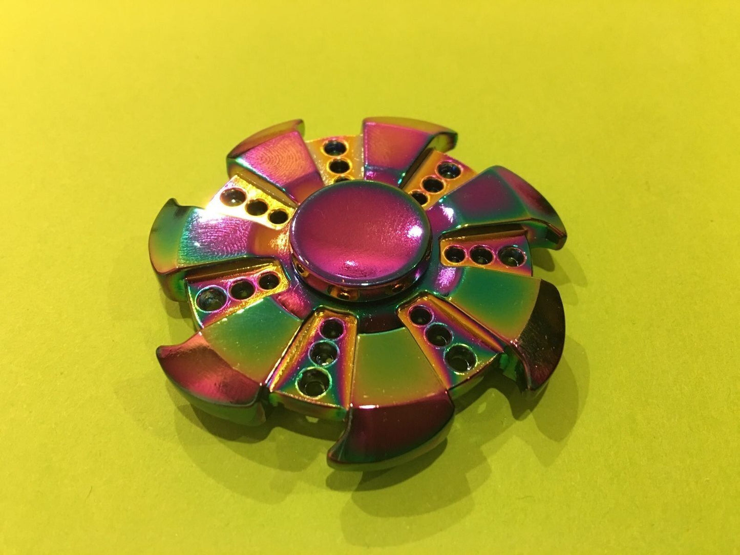Kids Adult Toy Hand Fidget Spinner High Speed Focus Fun, Metal in Box, Good Gift
