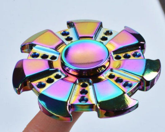 Kids Adult Toy Hand Fidget Spinner High Speed Focus Fun, Metal in Box, Good Gift