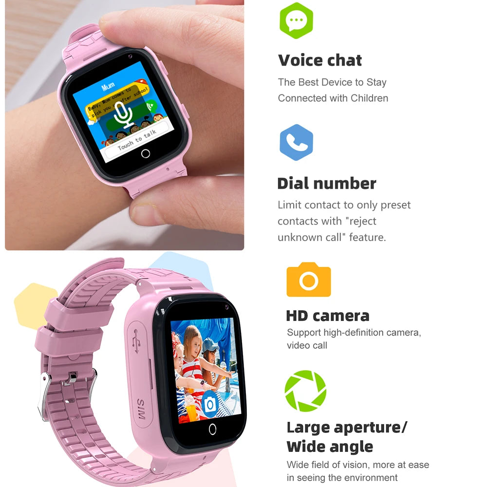 New Kids Smart Watch GPS Tracker SOS Monitor Position Phone GPS Baby Watch IOS Android PK Q50 Q12 S9 Q90 Children Watch